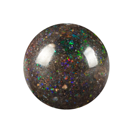 Knock knock love natural black opal color opal loose beads round beads single bracelet bracelet separated beads earrings pendant with beads jewelry material 6mm/piece