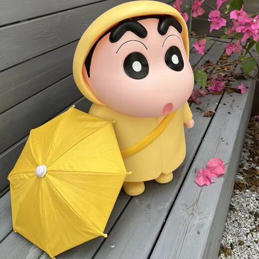 MPPMCK extra large Crayon Shin-Chan ornaments living room entrance floor decoration high-looking anti-fall toys home furnishings Red Shin-chan 43 cm extra large + hat