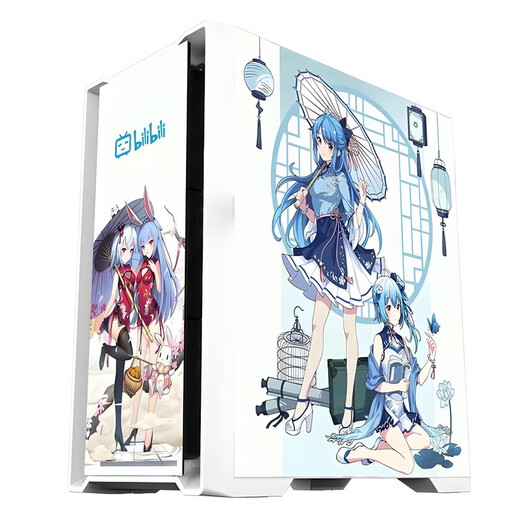 Wanjia Wanjia Juechen MATX anime glass side see-through 240 water-cooled desktop dustproof e-sports customized gaming computer case picture customization silent divine light synchronization mid-board customization Juechen Bilibili Standard screwdriver + tie (MATX motherboard)