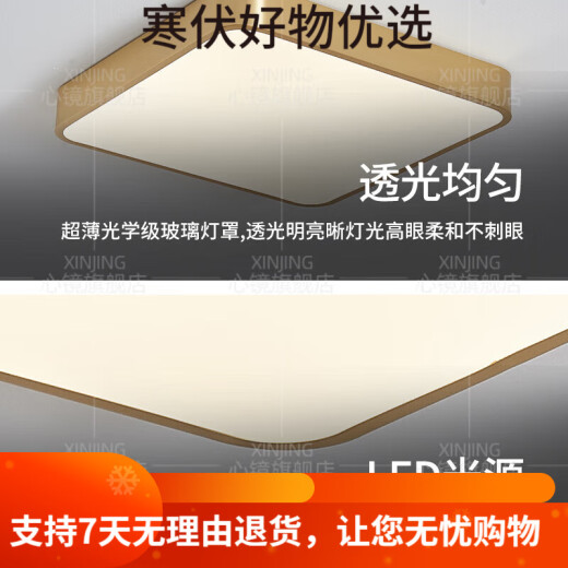 全铜户外吸顶灯别墅入户门灯走廊过道阳台灯露台防蚊虫庭 X3893-400/方形