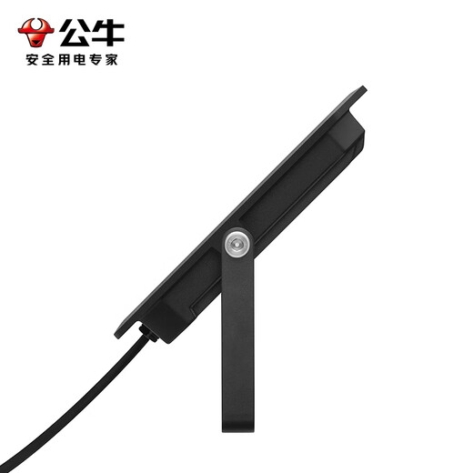 Bull (BULL) LED waterproof floodlight outdoor lighting stadium construction site outdoor rural courtyard searchlight billboard spotlight waterproof 100W lighting about 100m high power official 220V power supply super bright strong light large area IP65 engineering projection light