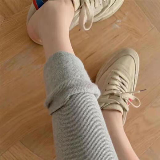 2024 new autumn and winter brushed ribbed leggings for women that can be worn outside high-waisted slim-fitting high-elastic warm trousers black-brushed style one size fits all 80-125Jin Jin is equal to 0.5 kg