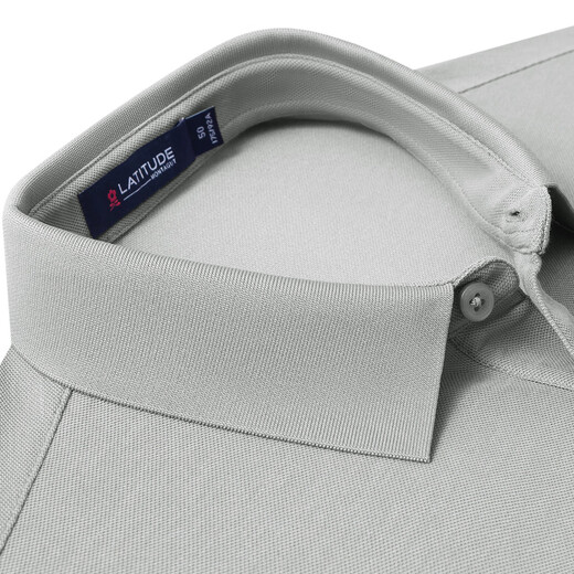 MONTAGUT long-staple cotton & sweat-absorbent and breathable business casual comfortable skin-friendly short-sleeved men's Polo shirt JG Beige L