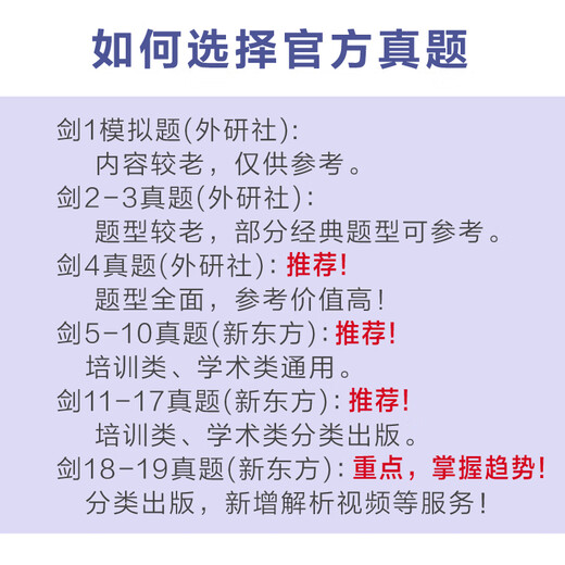 Optional official genuine Cambridge IELTS official test questions set 4-19 full set Academic A Category New Oriental IELTS Sword 19/18/17 Jian Ya full real test questions exam study materials book question bank reading listening writing speaking official test set 19+ intensive lecture Academic Category A