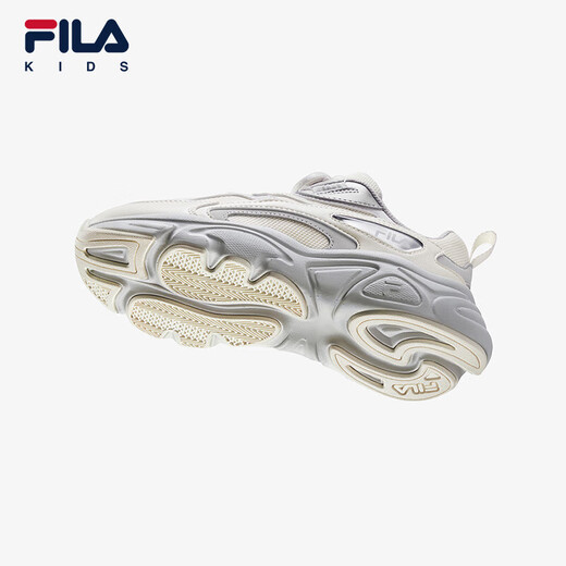 Fila Fila children's shoes Mars shoes children's retro running shoes 2025 spring new men's and women's middle and large children's running shoes 0-FWL 39 inner length 24.5cm