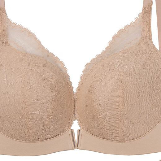 
Love spring and summer underwear for women, Jianyun, no steel ring, medium thick hidden holes, small breasts gathering bra AM17A701 Nude skin color CM0 70C