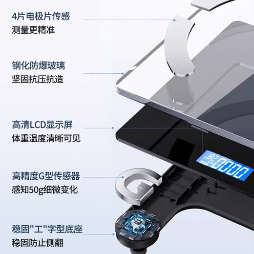Balance de graisse corporelle intelligente déjà connectée à l'application Mijia, balance électronique domestique essentielle pour la perte de poids, Bluetooth, balance de graisse corporelle intelligente et précise, modèle de batterie, balance de poids, recommandation du champion