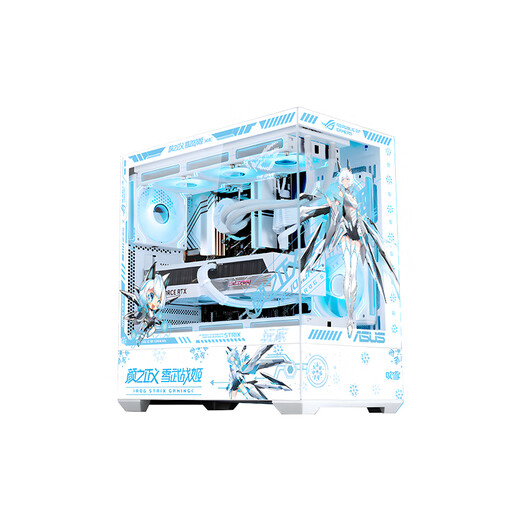 ASUS Tianxuan 5070/5060Ti/5060 graphics card AMD Ryzen 9700X/9800X3D assembled computer 3D game DIY host Fubuki Hime mod custom chassis desktop complete machine R7 7800X3D + ASUS Tianxuan 5060Ti with five