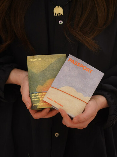 VM香草山在路上原创设计护照夹杜邦纸保护套收纳包卡包钱包旅行 森林款