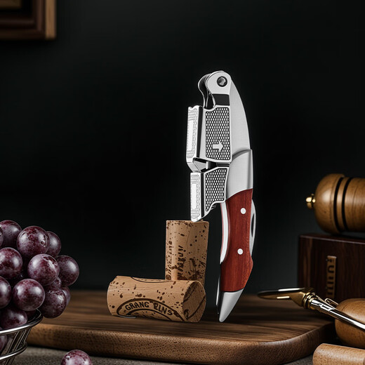 Circle Joy Rosewood Stainless Steel Manual Bottle Opener Wine Opener Seahorse Knife Wine Opener Bottle Opener Wine Service Knife