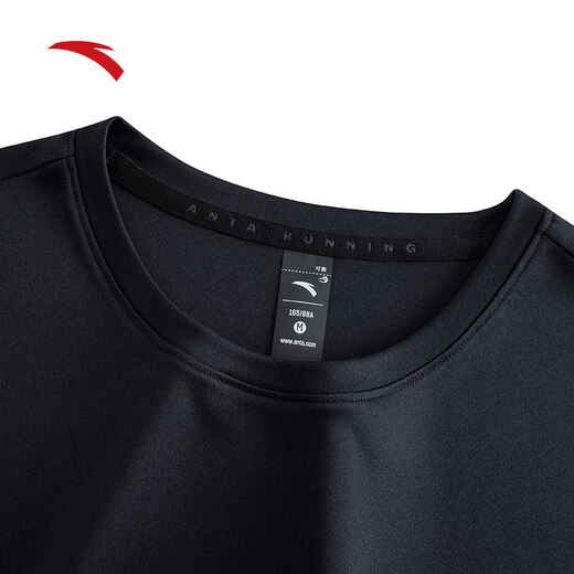 ANTA Quick-drying T丨Moisture-absorbent and breathable thin short-sleeved T-shirt for women summer new running and cycling knitted sports top