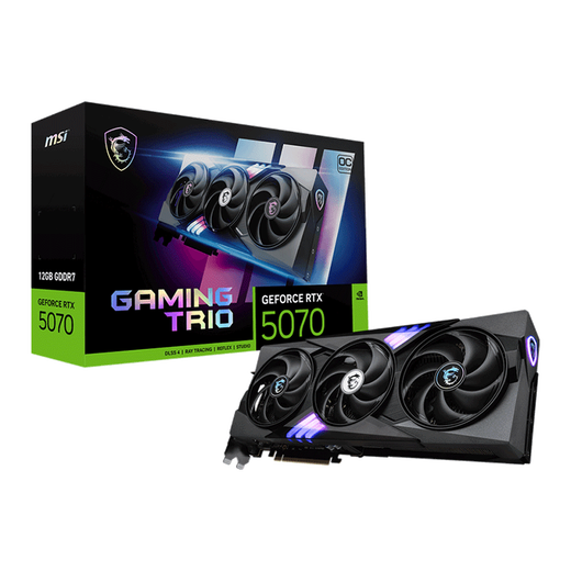 MSI GeForce RTX 5070 12G GAMING TRIO OC AI reasoning e-sports game design intelligent learning independent graphics card