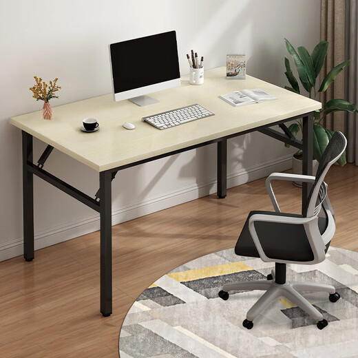 Quanpinwu foldable desk computer desk desktop bedroom simple desk learning writing desk office spring table long table