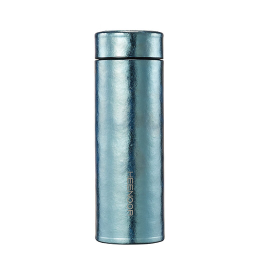 Heenoor thermos cup titanium cup high-end business car water cup men's filtered tea cup XN-T312 glacier blue 450mL