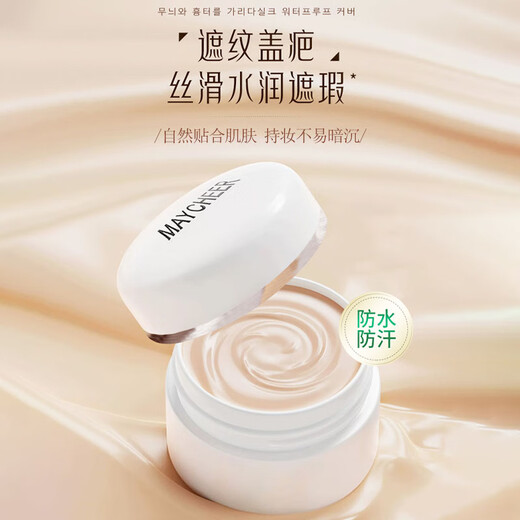 Taozhiyaoyao Concealer Covers Spots, Strongly Covers Tattoos, Covers Blemishes, Facial Acne Marks, Natural Color for Makeup Artists