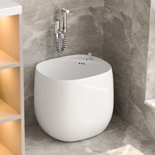 XMSJ Mute Mop Pool Homebony Balcony Bassion Basin Basin Ceramic Bool Bool Outdoor Basin Basin Bool Bool M1049 Белый 49*38*40 см. Одиночный бассейн