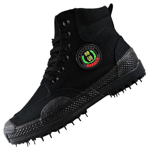 Bofeng BOVFN 3527 breathable liberation shoes for construction site migrant workers, men's high-top labor protection shoes, wear-resistant, non-slip work rubber shoes, outdoor hiking and mountaineering shoes, special training liberation shoes, high waist 42, standard Huai shoe size, regular size, real shot