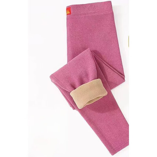 Admire Xiyu Winter Warm Camels Plus Velvet Thickened High Waist Elastic Plus Velvet Thickened Leggings Large Size Cotton Pants Autumn Black XXL (110-130Jin Jin is equal to 0.5 kg