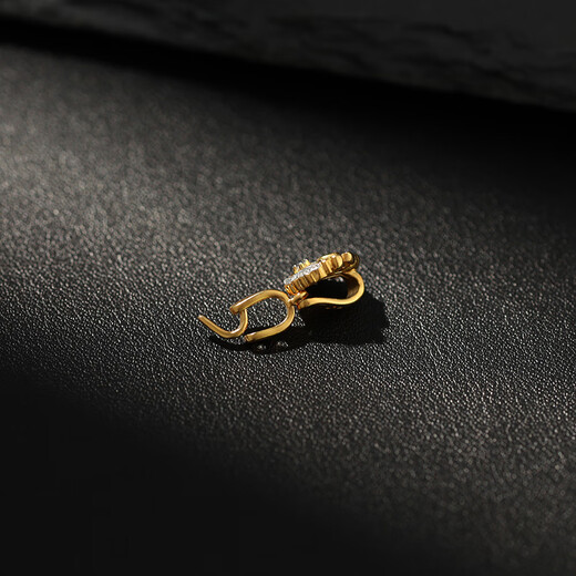 Time Bird Ruyi pendant clip buckle 18K gold plated buckle pendant buckle Buddha Gong Guanyin necklace buckle melon seed buckle diy Ruyi buckle