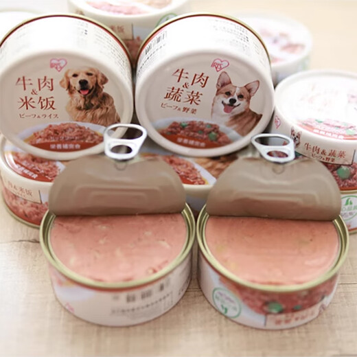 Alice beef and vegetable canned dog 24 cans full box of Teddy snacks Alice adult puppy mixed rice wet food beef and vegetable 15 cans high