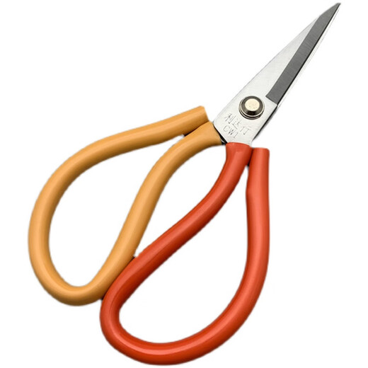 利达行剪刀工业用CW1、CW2、CW3双色套胶柄皮革面布料大剪刀 长19 长17.5CM利达行[CW3剪刀12把]