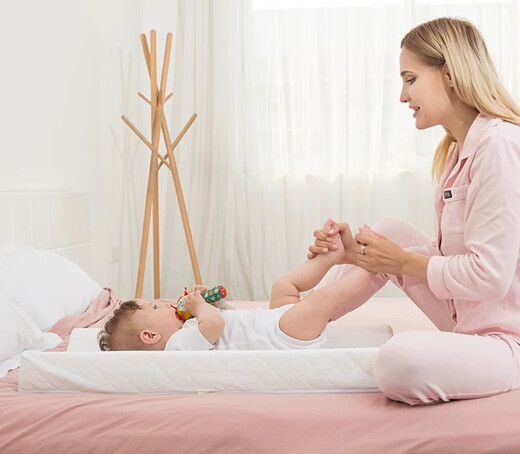 Zailu baby diaper changing table, baby care table, bed baby massage and caressing newborn operating table 80 43 without straps and cloth cover