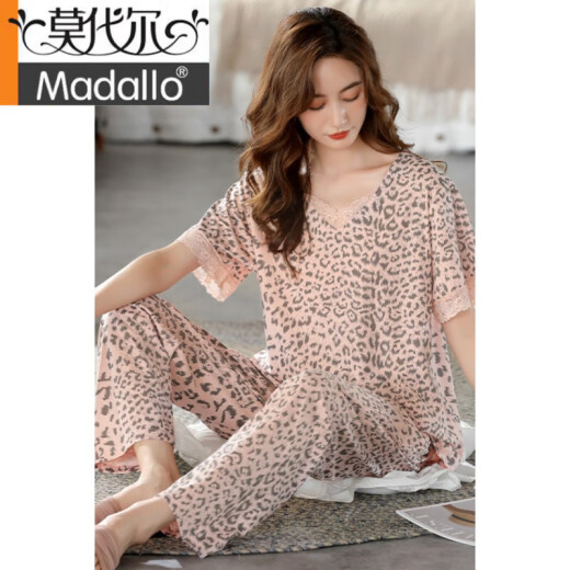 Modale neue High-End-Pyjamas für Frauen im Sommer Modale Kurzärmel-Hosen Lose dünne Freizeit- und Außenverteidiger tragbar