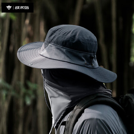 Tactical Bird Ice Halberd丨Ice Silk Mask Summer Sun Protection Hat Fishing Visor Hat Men's Cycling Climbing Hiking Outdoor Fisherman's Hat