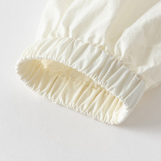 DAVE&BELLA (DAVE&BELLA) medium and large children's jacket 2025 summer new style boys' sun protection clothing children's hoodies fashionable children's outerwear children's clothing off-white ready stock 160 cm (recommended height 150-160cm)