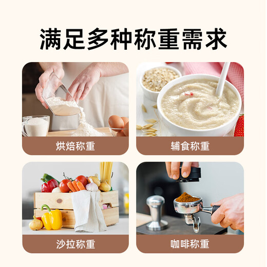 Meilen electronic scale kitchen scale household small high-precision gram weight scale baked food coffee scale Chinese medicine scale accurate 0.1g