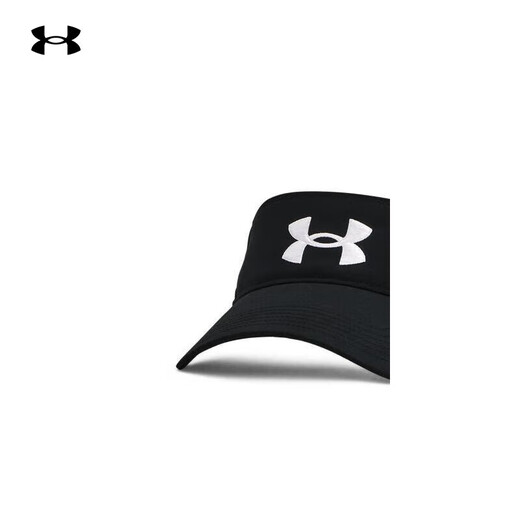 安德玛（UNDERARMOUR）男帽空顶帽 时尚新款遮阳帽无顶帽健身训练跑步高尔夫帽运动帽子 1361548-001 OSFM