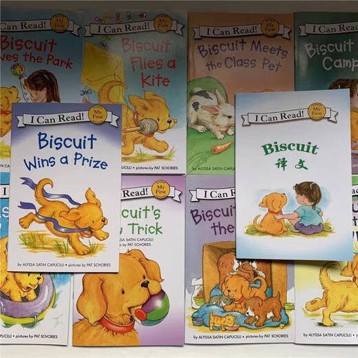 I Can Read Biscuit Biscuit Dog Series 29 volumes + 1 translated English picture book point reading version I Can Read Biscuit Biscuit Dog Series Standard Standard