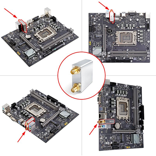 Jingyue motherboard WIFI module bracket box wireless network card fixed iron shell wif module bracket box