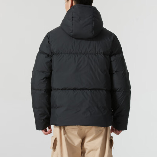 Adidas official store men's clothing 2025 summer new sportswear outdoor windproof warm and cold jacket casual down jacket JV6187 M