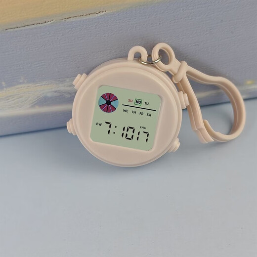 Clock wall watch mini wall watch portable student electronic watch work study exam clock timetable silent luminous watch Jingdong Express ordinary non-luminous model