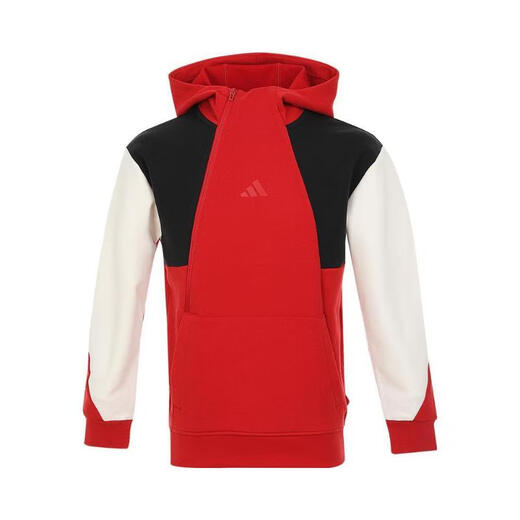 Adidas Taobao boys' hooded sports casual pullover long-sleeved sweatshirt red JN4369 JN4369 164