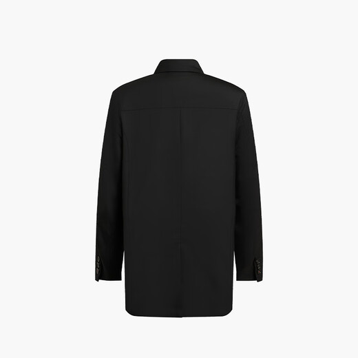 HECHTER Shopping mall same style wool windbreaker men's business casual woolen windbreaker jacket men's LJ21501 black 2XL (54)