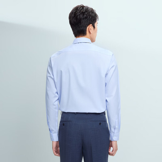 Мужская рубашка с длинными рукавами HLA Heilan, весна 25, деловая деловая рубашка из чистого хлопка без утюга для мужчин