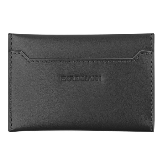 Ehrenmann Creative Ultra-Thin-Kartenbeutel, Männer- und Frauen-Modeskartenbeutel, kleine Brieftasche, kleine Top-Layer-Leitungslizenz-Lederhülle, braun klein