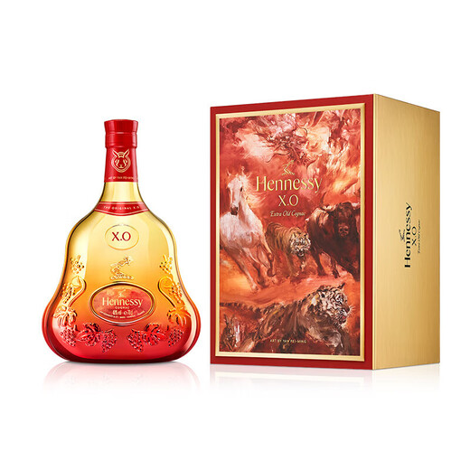 轩尼诗XO干邑白兰地生肖限量款组合套装700ml*4