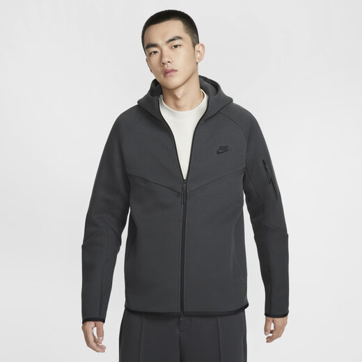 Nike (NIKE) WINDRUNNER series men's hoodie spring sweatshirt knitted HV0950 060 coal black/black S