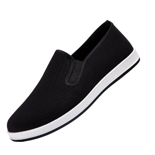 Alte Peking-Stoffschuhe für die High-End-Frühlings- und Sommer-Freizeit-Atmungs-Pedal-Anti-Rutsch-Leinwandschuhe für ältere Arbeitschuhe [neues Produkt] Scheißhäutige Stoffschuhe 40 (250 mm)
