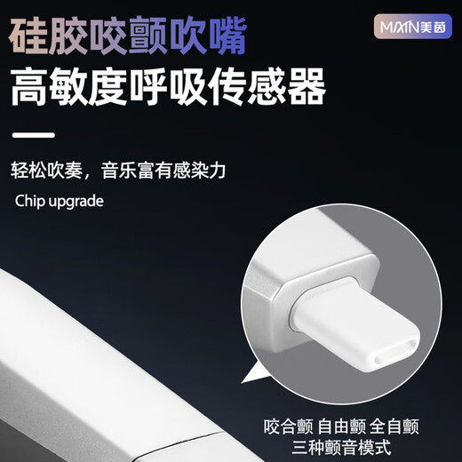 Main vous donne un cours de sarbacane électrique M1000 2024, nouvel instrument de flûte électrique et de saxophone domestique pour les débutants âgés, tout noir