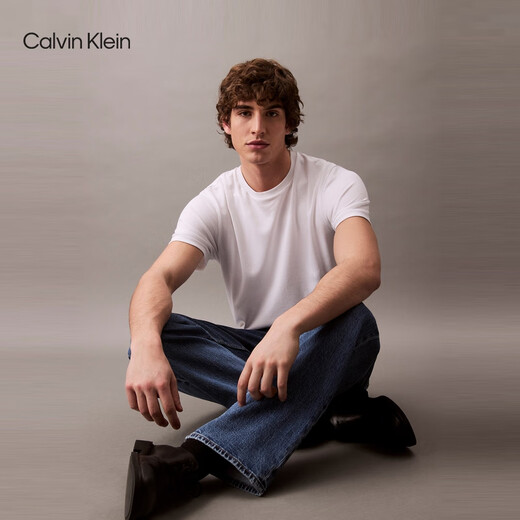
Calvin KleinJeans [Replica 90 Series] 25 Spring and Summer Men and Women Same Model ck Retro Straight Jeans 4RB701G U1W-Denim Light Blue 32