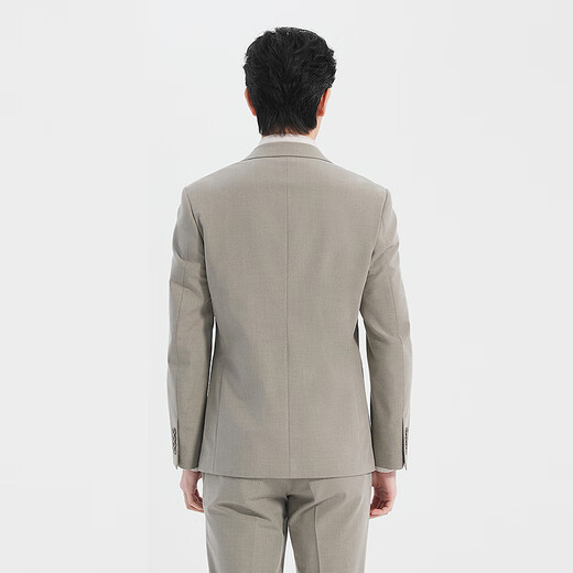 Lilang Shopping Mall Same Style Suit Men's Peaked Lapel Two Button Nine-Point Pants Version 2025 Spring Men's Formal Wear Khaki (25CXF021SA) 165A