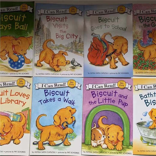 I Can Read Biscuit Biscuit Dog Series 29 volumes + 1 translated English picture book point reading version I Can Read Biscuit Biscuit Dog Series Standard Standard