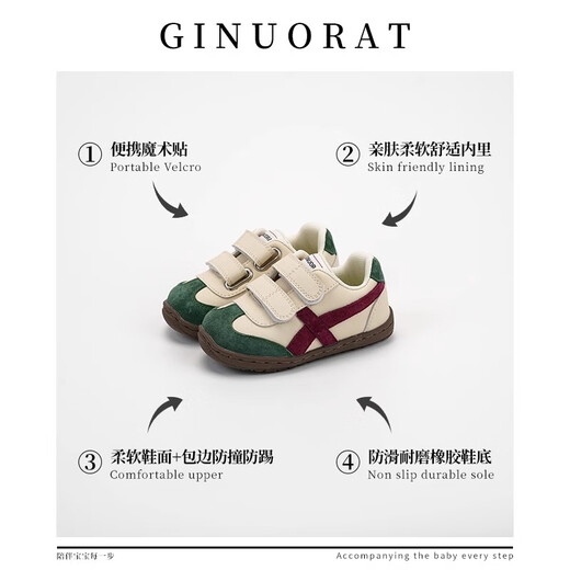 Ginuorat 2025 Spring and Autumn New Boys and Children's Shoes Forrest Gump Shoes Simple Line Shoes Girls Toddler Shoes