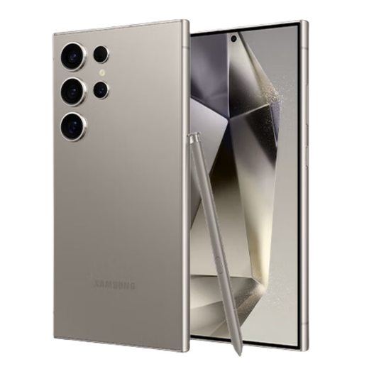 Samsung (SAMSUNG) Galaxy S24 Ultra AI Smartphone Stock Photo Editing Camera 3rd Generation Snapdragon 8 Game Photography Titanium Gray 12+512GB Chinese Version