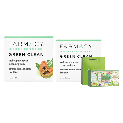 FARMACY Classic Makeup Remover Balm 200ml+100ml Makeup Remover Skin Care Set Sensitive Skin Gentle Cleansing Girl Gift