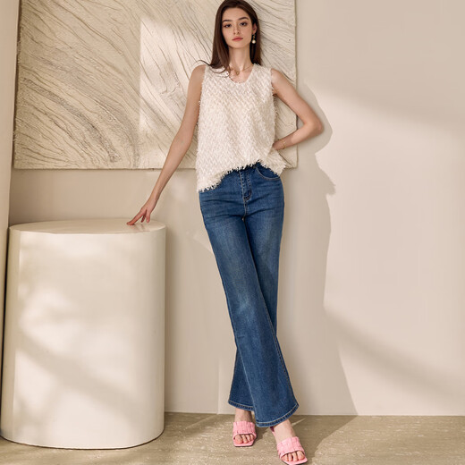 Roeyshouse Roe Fashion Quasten ärmelloses Hemd für Frauen 2025 Sommer neu